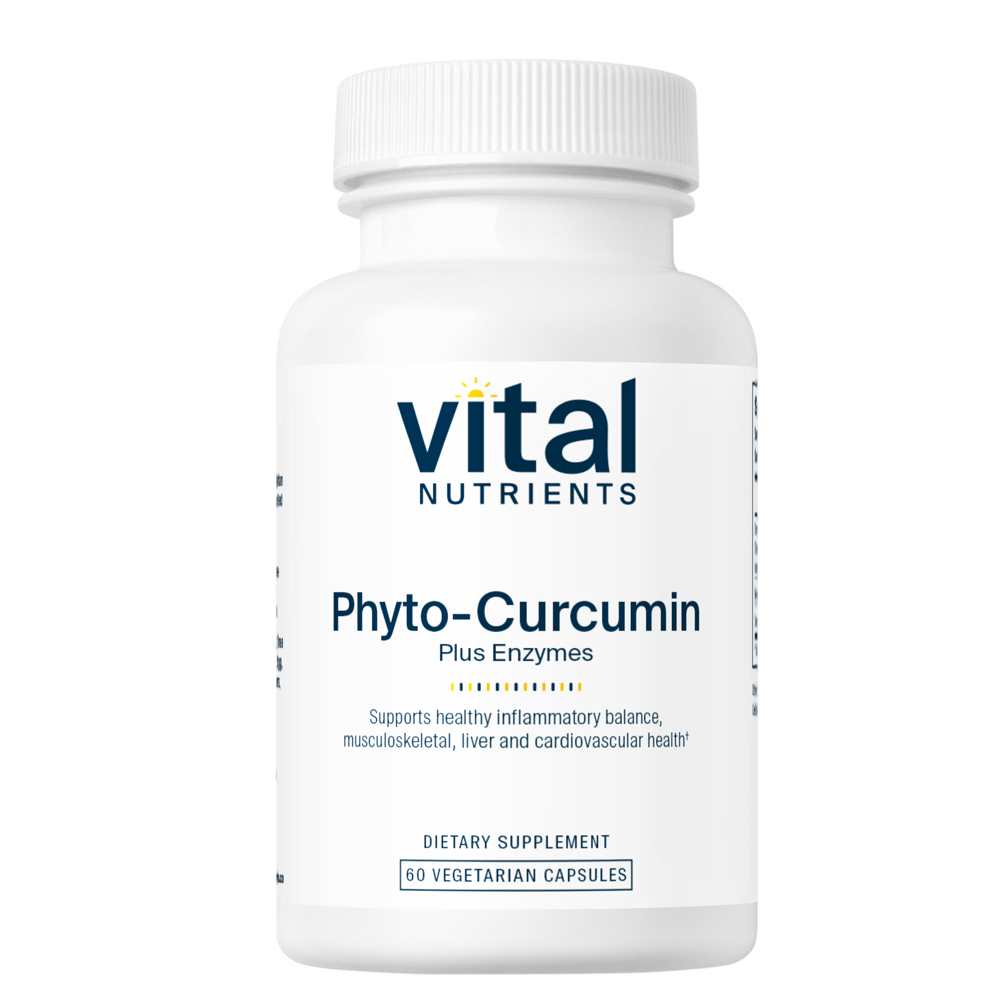 Vital Nutrients Phyto-Curcumin Plus Enzymes 60 Caps