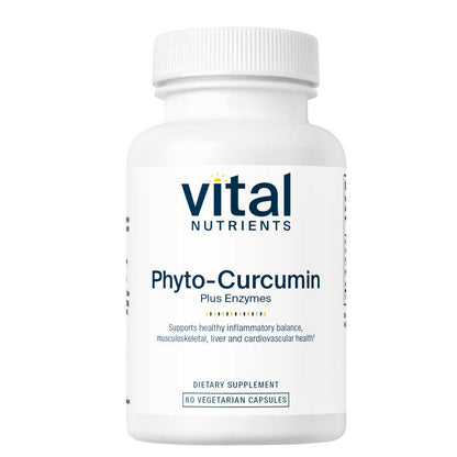 Vital Nutrients Phyto-Curcumin Plus Enzymes 60 Caps