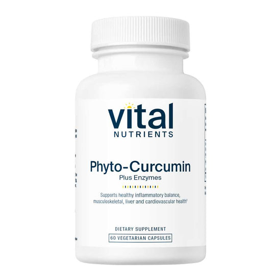 Vital Nutrients Phyto-Curcumin Plus Enzymes 60 Caps
