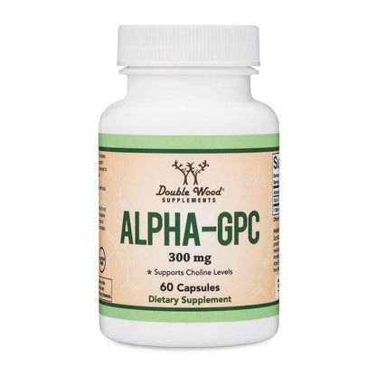 Double Wood Supplements Alpha-Gpc – 60 Capsules for Mental Clarity