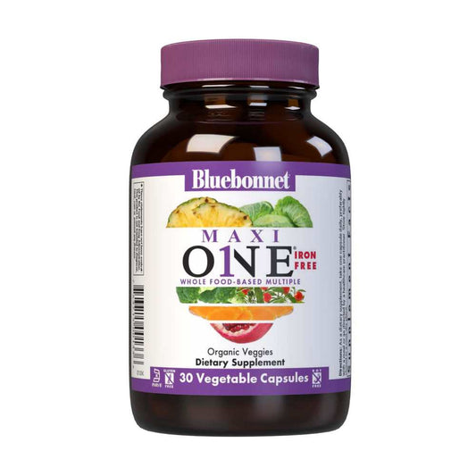 Bluebonnet Nutrition Maxi One Whole Food-Based Multiple (iron-Free) 30 Caps