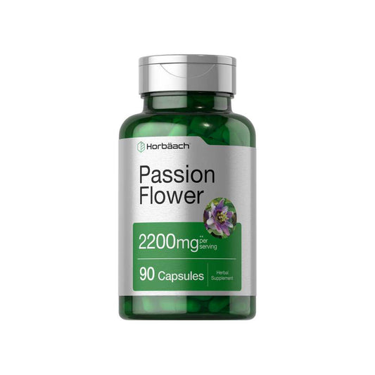 Horbäach Passion Flower 2200mg per Serving | 90 Capsules