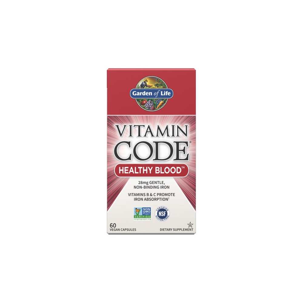 Garden of Life Vitamin Code Healthy Blood 120 Capsules