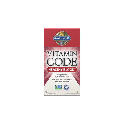 Garden of Life Vitamin Code Healthy Blood 120 Capsules
