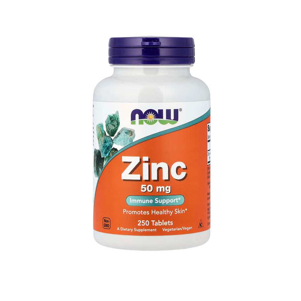 NOW Foods, Zinc, 50 mg, 250 Tablets