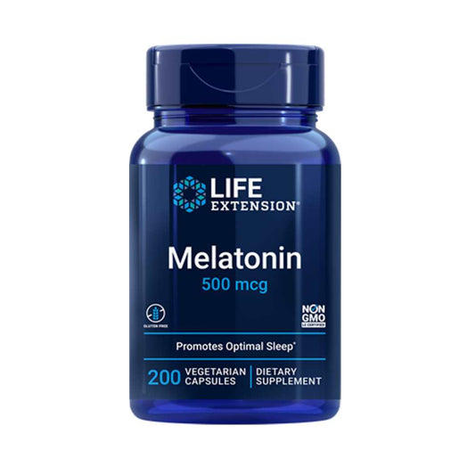 Life Extension Melatonin 500 Mcg, 200 Vegetarian Capsules