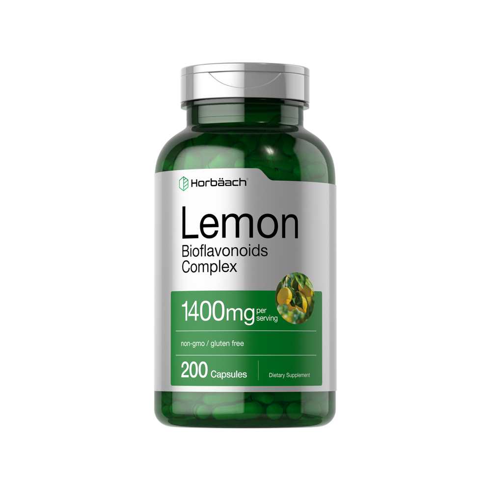 Horbäach Lemon Bioflavonoids Complex 1400mg per Serving | 200 Capsules