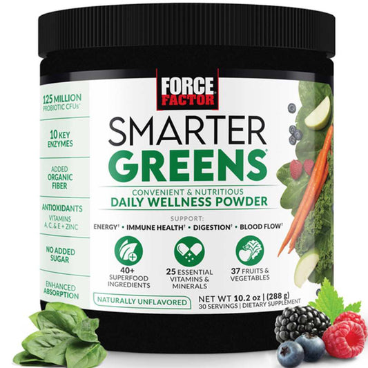 Force Factor Smarter Greens Daily Wellness – 30 Servings (288g)