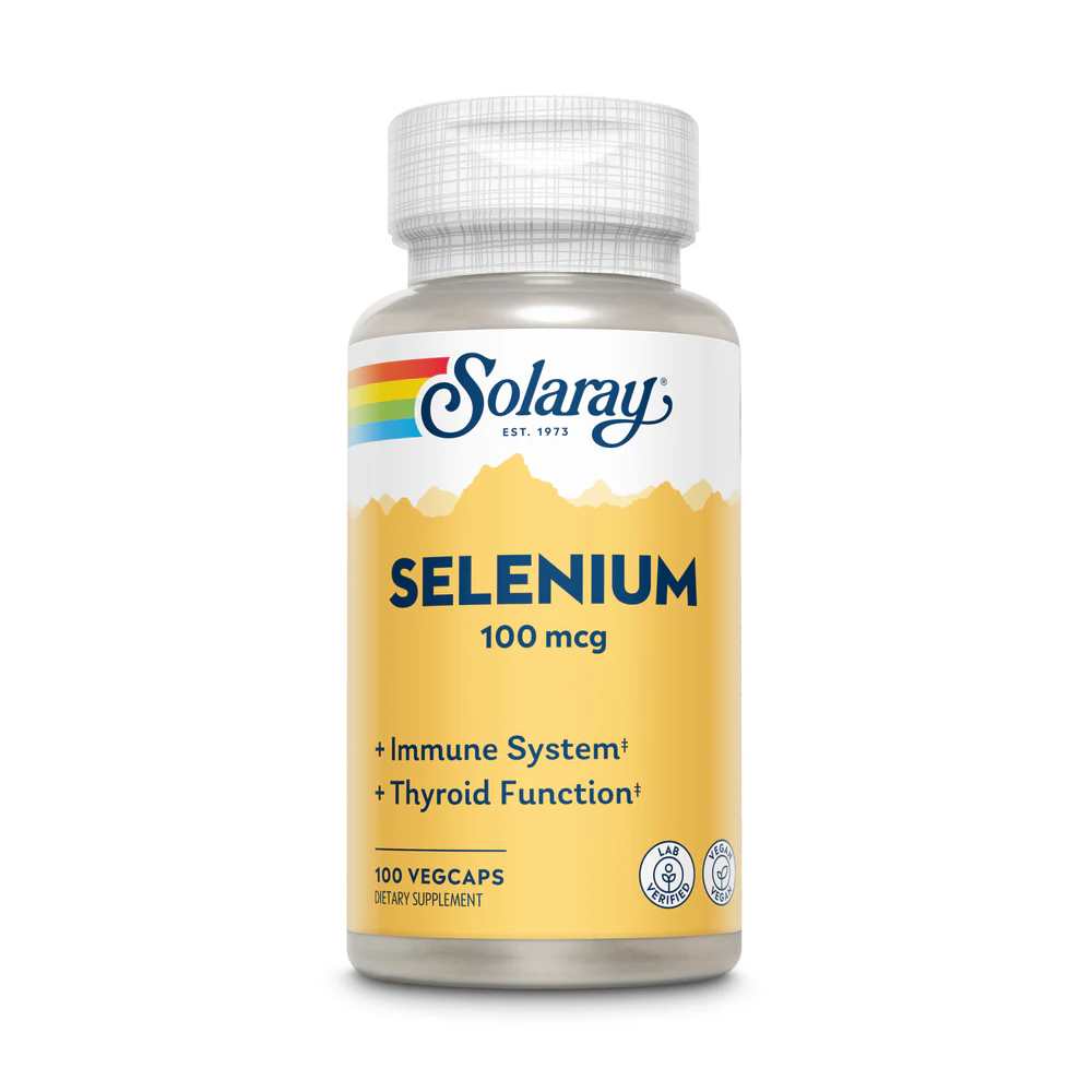 Solaray Selenium 100mcg 100 Caps