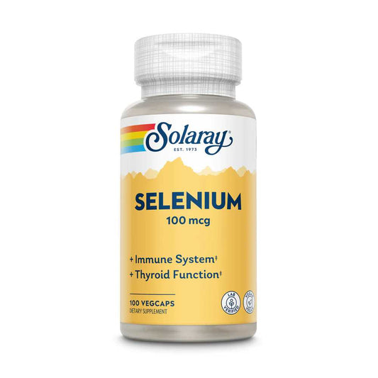 Solaray Selenium 100mcg 100 Caps