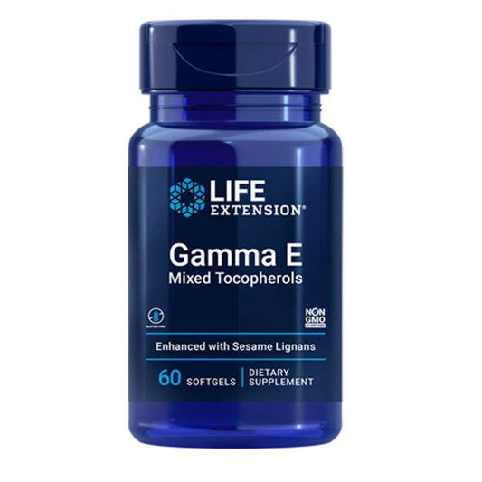 Life Extension Gamma E Mixed Tocopherols – 60 Softgels