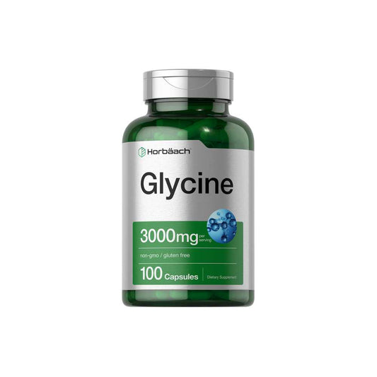 Horbäach Glycine 3000mg per Serving | 100 Capsules