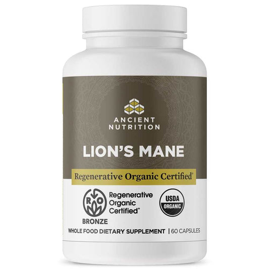Ancient Nutrition Regenerative Organic Certified® Lion's Mane 60 caps