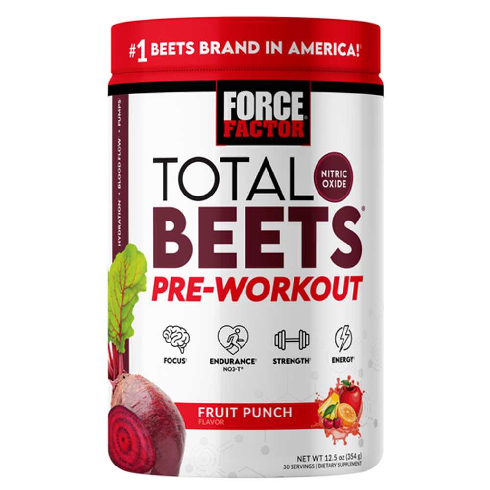 Force Factor Total Beets Pre-Workout – 254g (30 Servings)