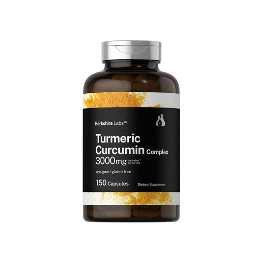 Horbäach Turmeric Curcumin 3000mg per Serving | 150 Capsules