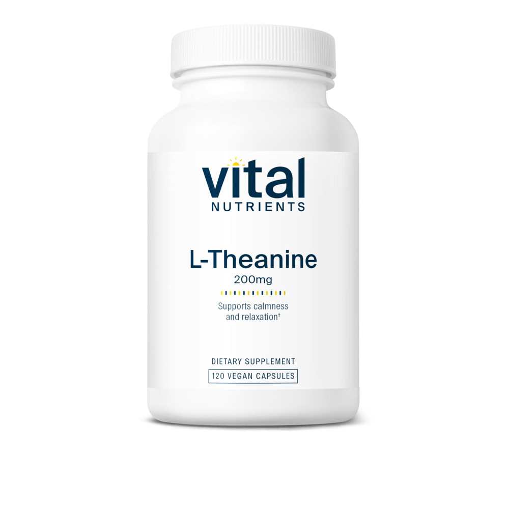 Vital Nutrients L-Theanine 200 Mg 60 Caps