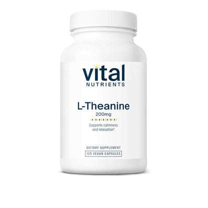 Vital Nutrients L-Theanine 200 Mg 60 Caps