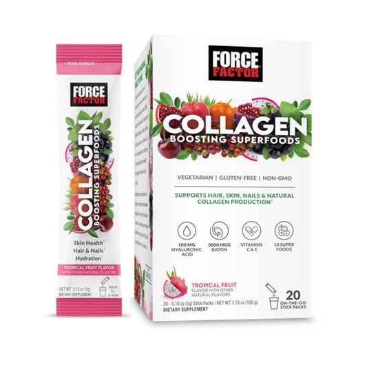 Force Factor Collagen Boosting Superfoods – 20 Stick Packs