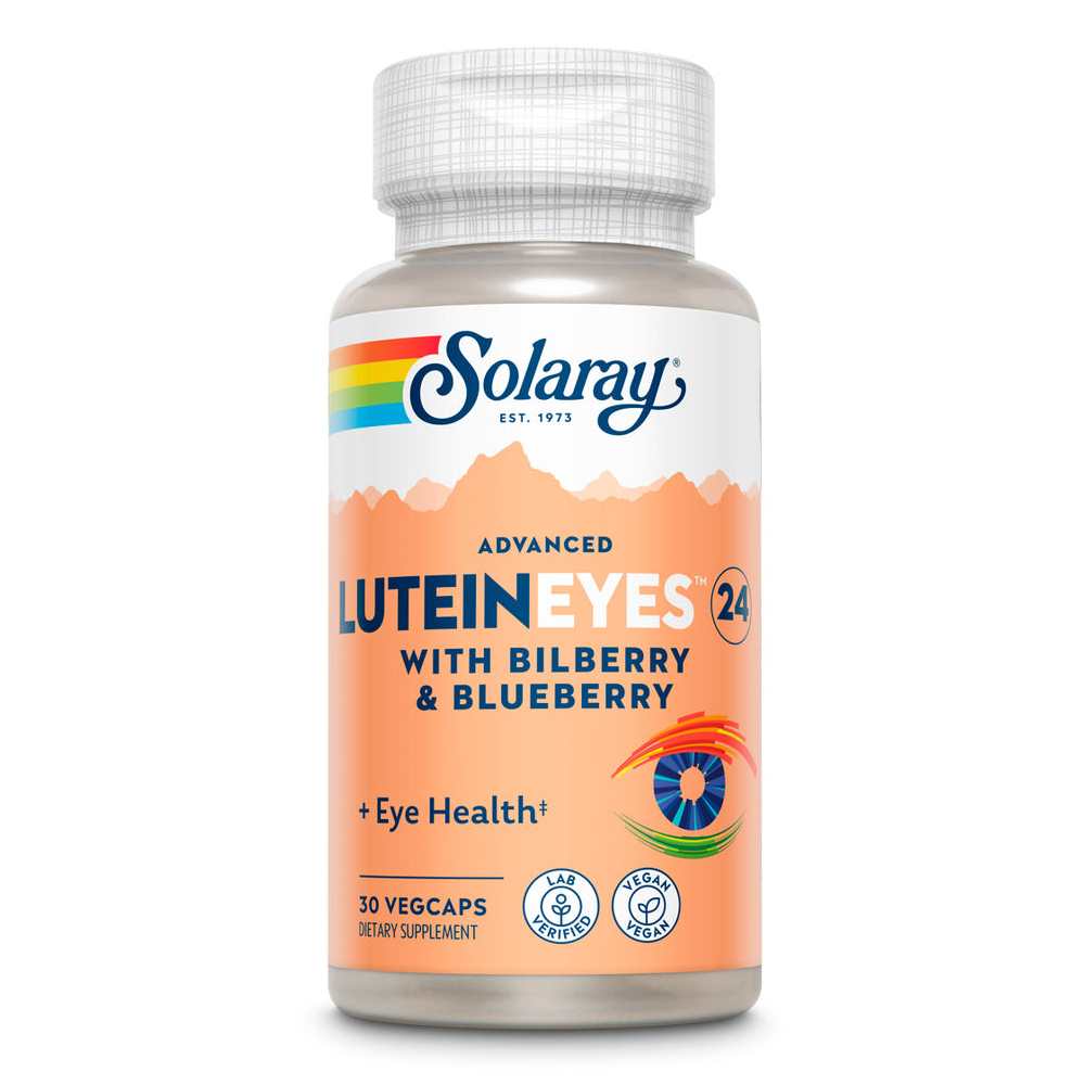 Solaray Lutein Eyes 24, Advanced 24mg 30 Caps