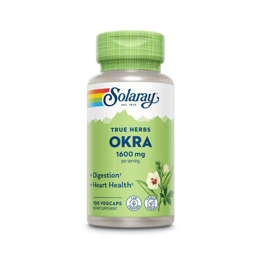 Solaray Okra Fruit 1600mg 100 Caps