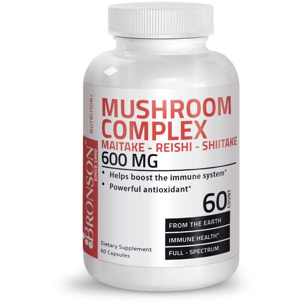 Bronson Vitamins Mushroom Complex 60 Caps