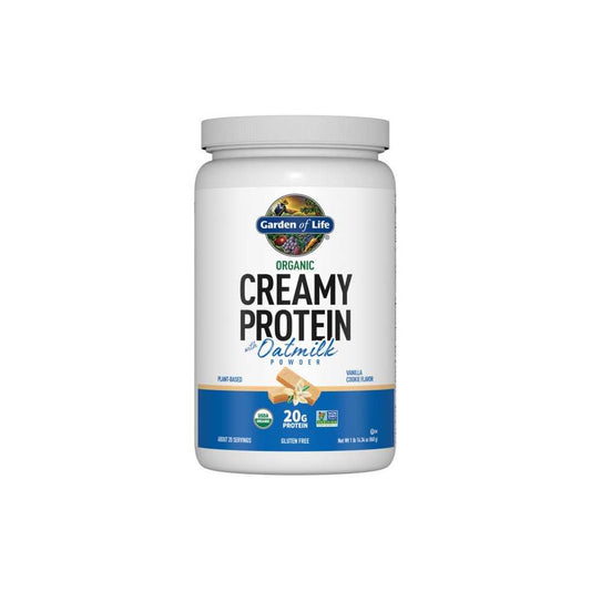 Garden of Life Organic Creamy Protein with Oatmilk – Vanilla Cookie