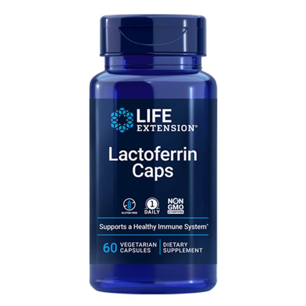 Life Extension Lactoferrin – 60 Vegetarian Capsules