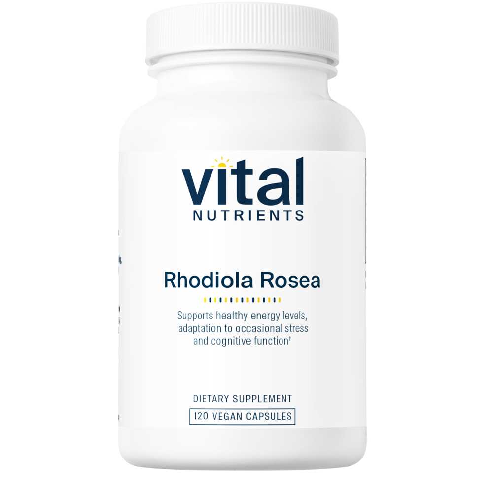 Vital Nutrients Rhodiola rosea 3% Standardized Extract 60 caps