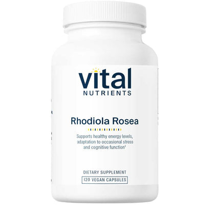 Vital Nutrients Rhodiola rosea 3% Standardized Extract 60 caps