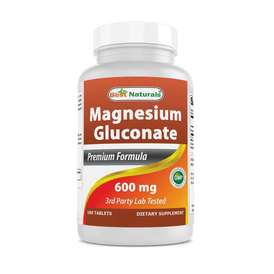 Best Naturals Magnesium Gluconate 180 Tablets