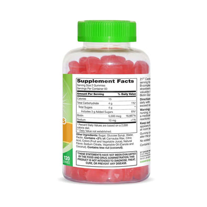 21st Century Vita Joy® Biotin 5000 Mcg 120 Gummies