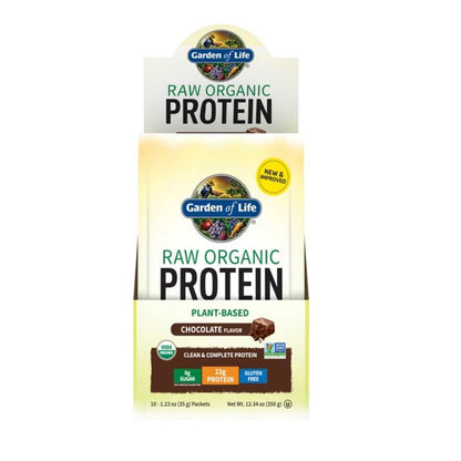 Garden of Life Raw Organic Protein Powder Packets - Chocolate 320g