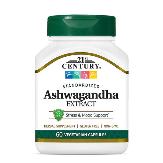 21st Century Ashwagandha Extract Standardized 60 Caps