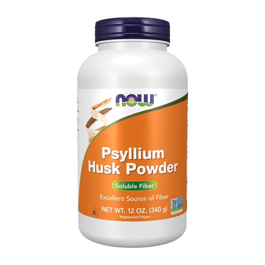 Now Foods Psyllium Husk Powder – Soluble Fiber for Digestive Health – 12 Oz (340g)