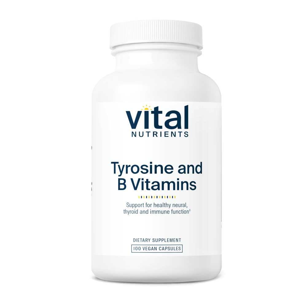 Vital Nutrients Tyrosine and B Vitamins 100 Caps
