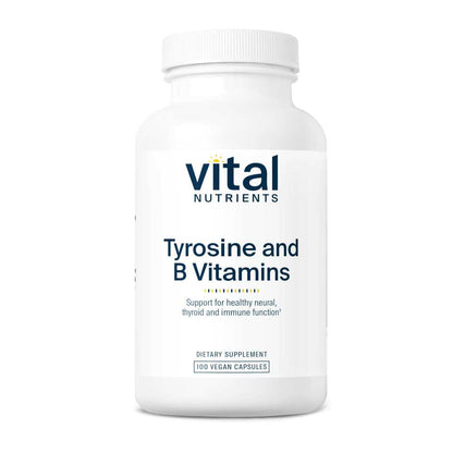 Vital Nutrients Tyrosine and B Vitamins 100 Caps