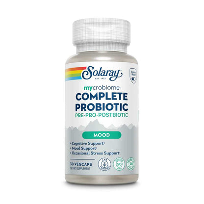 Solaray Mycrobiome Complete Probiotic Mood 30 Caps