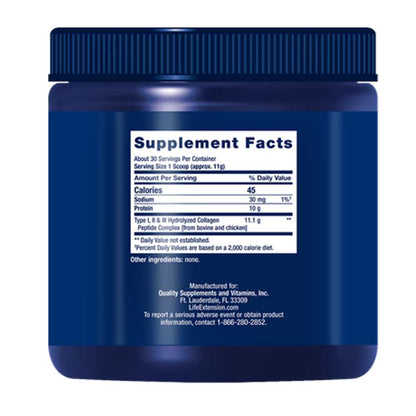 Life Extension Collagen Peptides for Skin & Joints – 343g