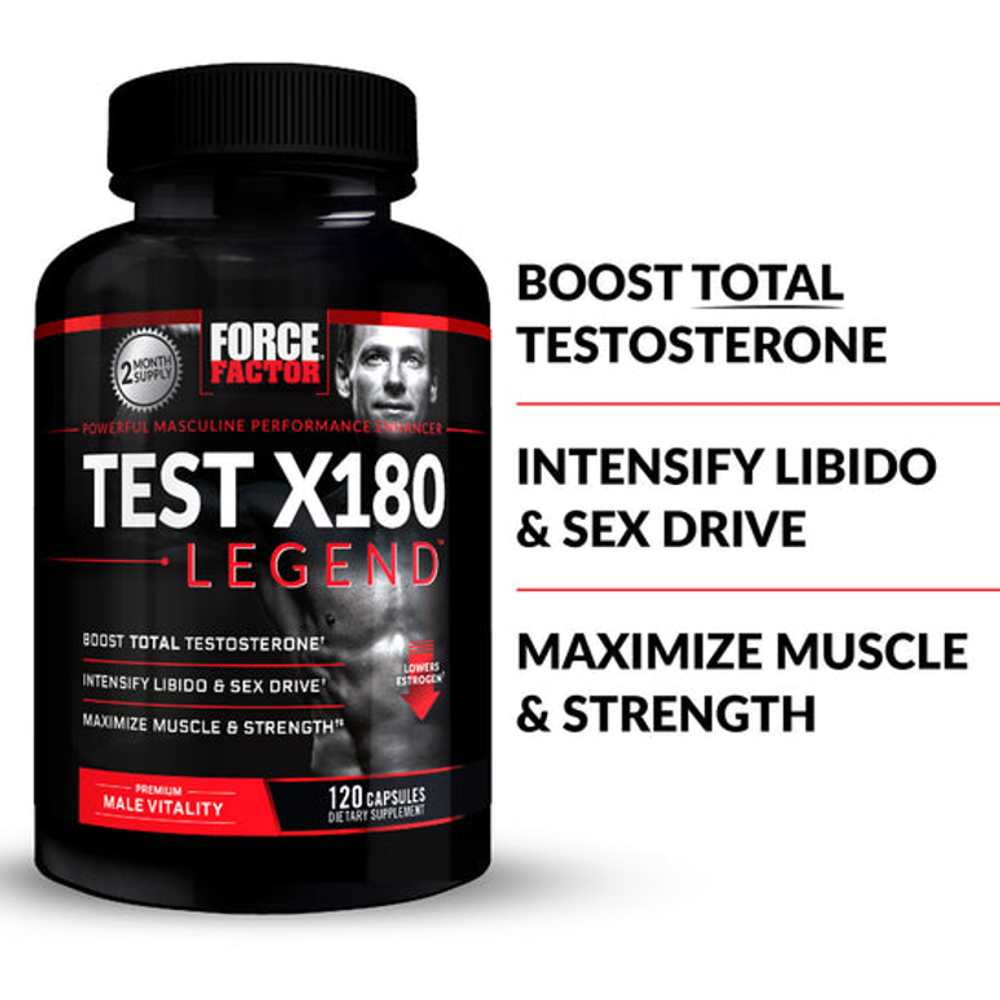 Force Factor Test X180 Legend – 120 Capsules