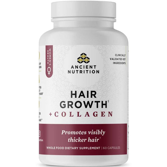 Ancient Nutrition Hair Growth + Collagen 60 caps