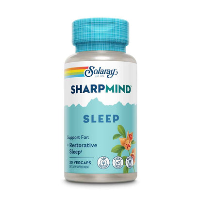 Solaray Sharp Mind Nootropics Sleep 30 Caps