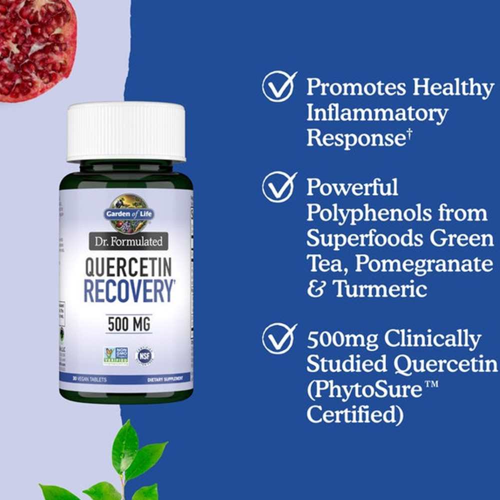 Garden of Life Dr. Formulated Quercetin Recovery† - 30 Tablets