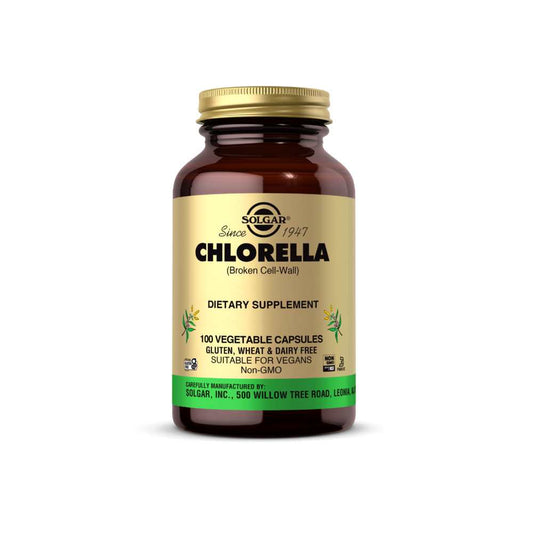 Solgar Chlorella 100 Vegetable Capsules