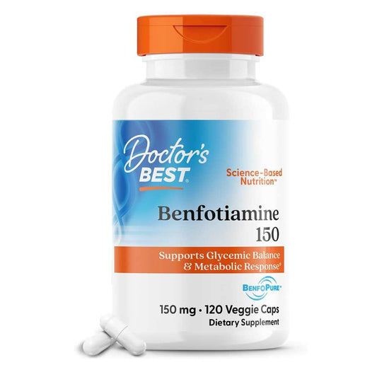 Doctor's Best Benfotiamine with Benfo Pure, 150 Mg, 360 Veggie Caps