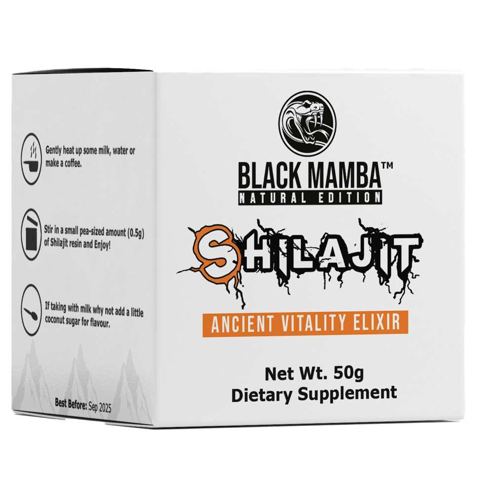 Black Mamba Pure Shilajit Resin 50g - Ancient Vitality Elixir