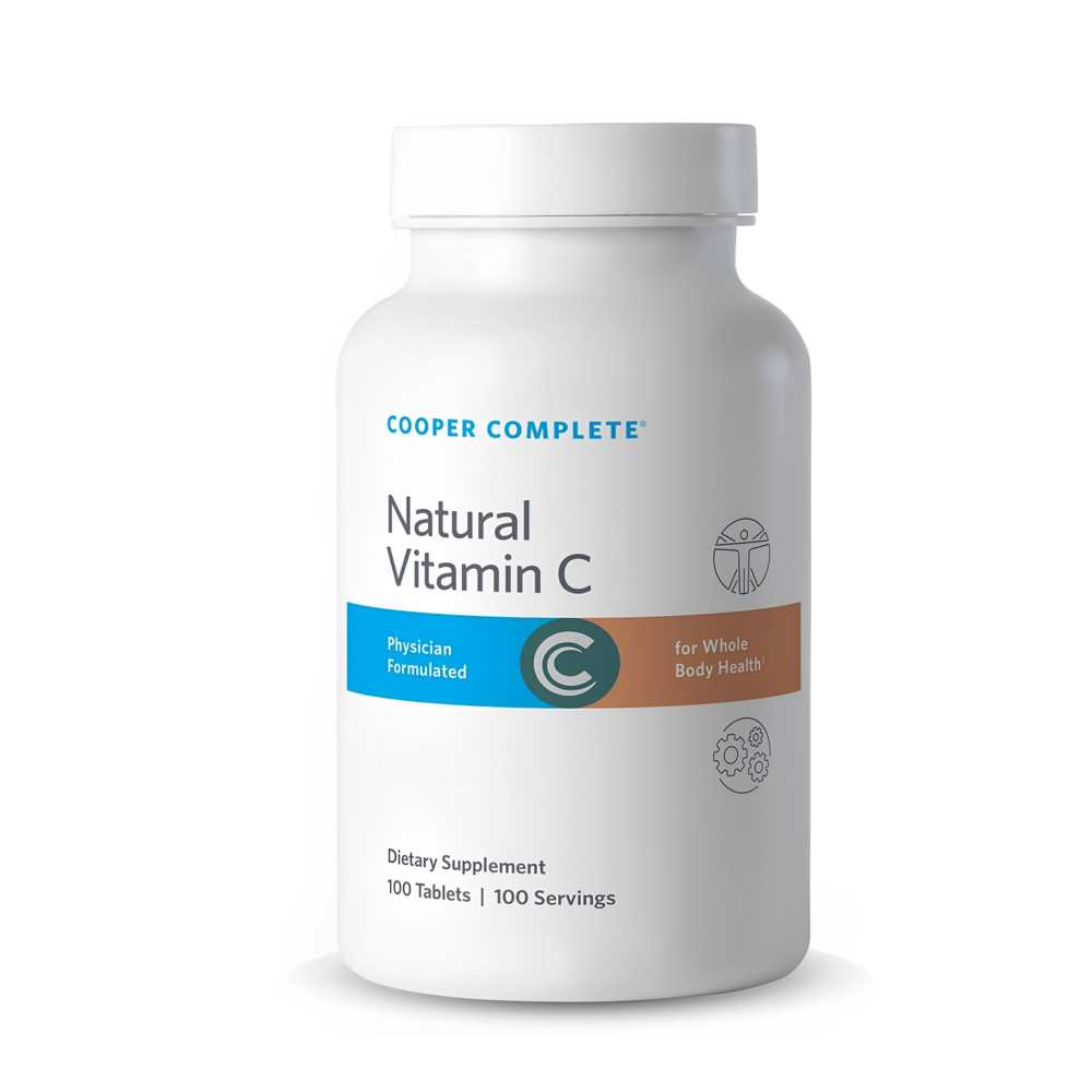 Cooper Complete Natural Vitamin C – 100 Tablets | 100 Servings