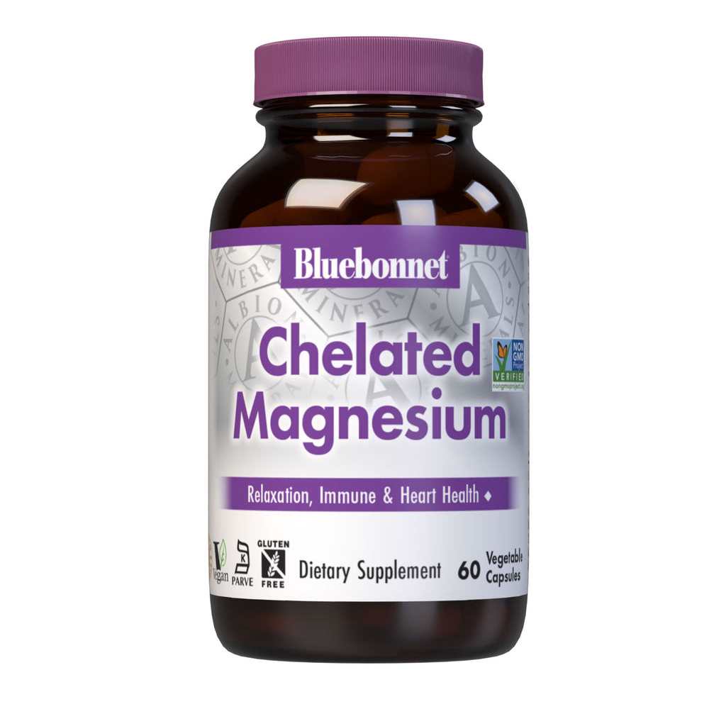 Bluebonnet Nutrition Albion Chelated Magnesium 60 Caps