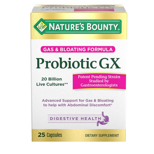 Nature's Bounty Probiotic Gx 25 Capsules