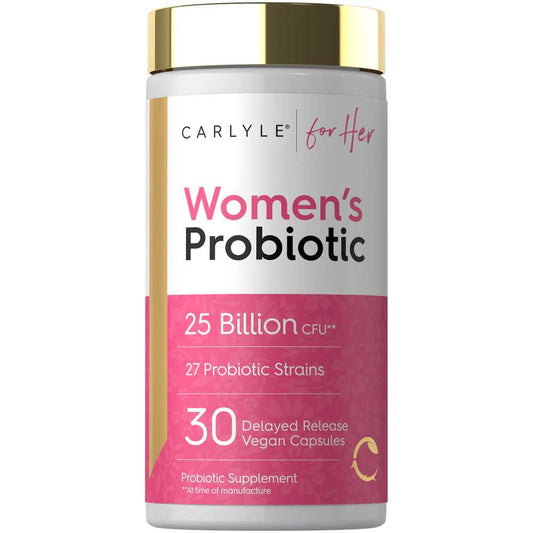 Carlyle Nutritionals Women's 25 Billion CFU Probiotic | 30 Capsules