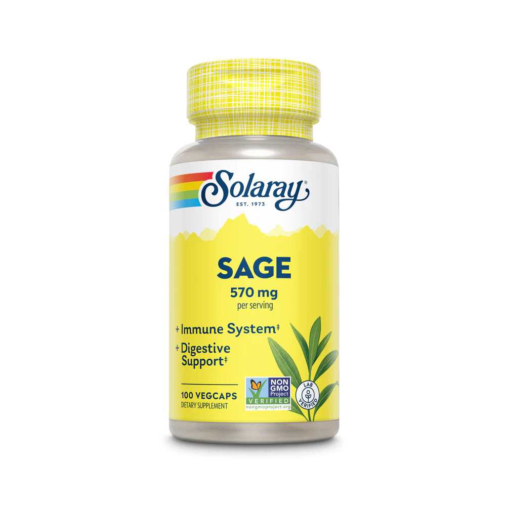 Solaray Sage Leaf 570mg 100 Caps